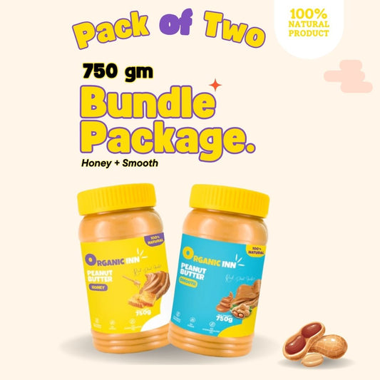 Honey + Smooth - Pack of 2 - 750gm Bundle