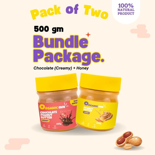 Chocolate (Creamy) + Honey - Pack of 2 - 500gm