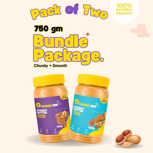 Chunky + Smooth - Pack of 2 - 750gm Bundle