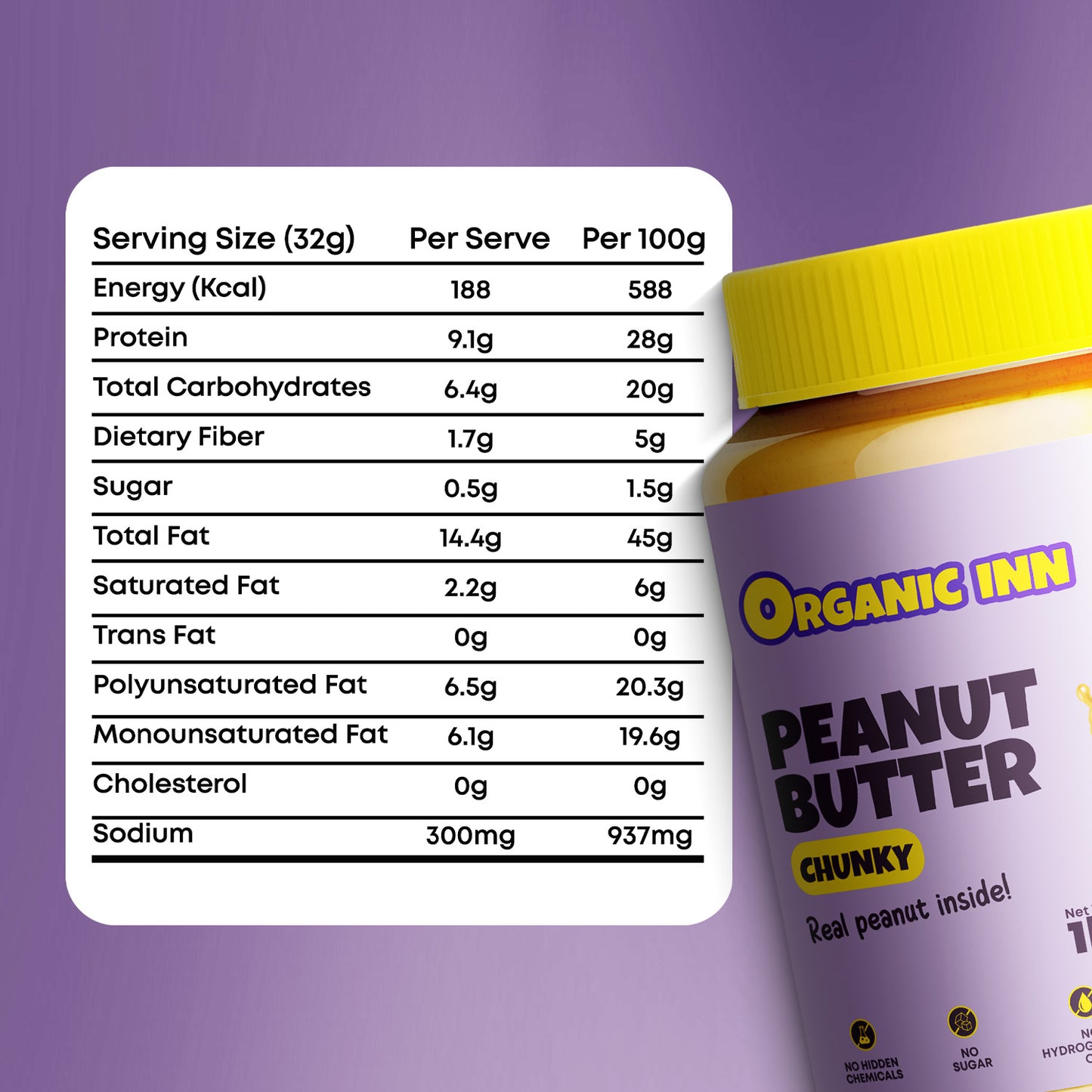 Peanut Butter Chunky - 1 KG