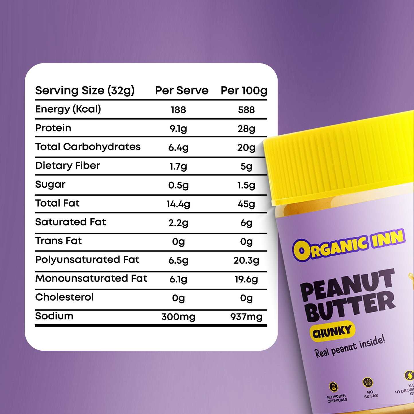 Peanut Butter Chunky - 500 G