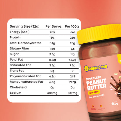 Chocolate Peanut Butter (Creamy) - 750 G