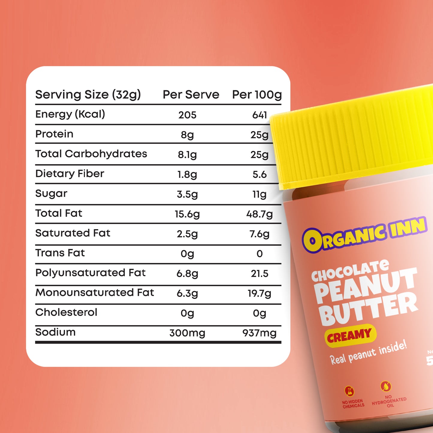 Chocolate Peanut Butter (Creamy) - 500 G