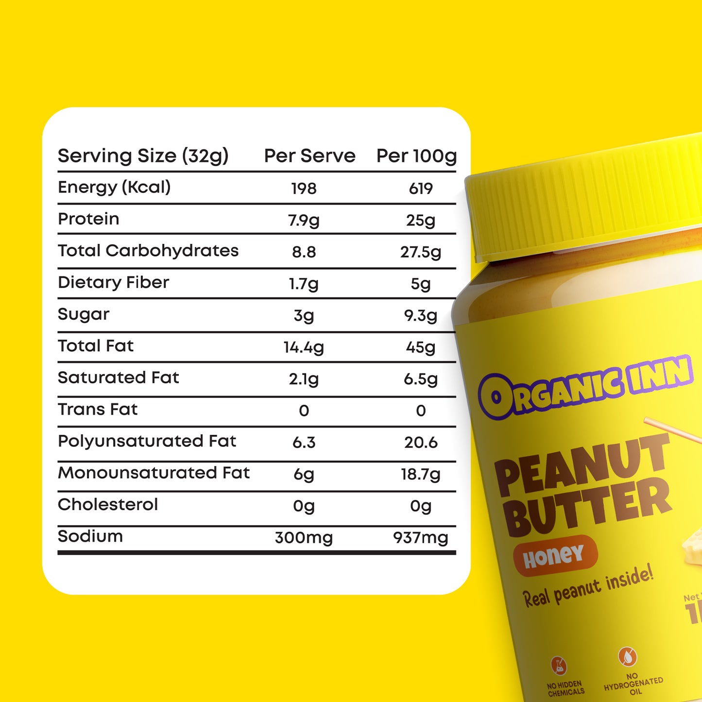 Peanut Butter Honey - 1 KG