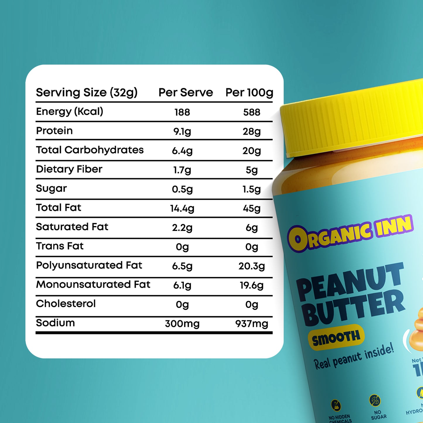 Peanut Butter Smooth- 1 KG