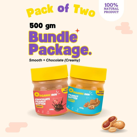 Smooth + Chocolate (Creamy) - Pack of 2 - 500gm