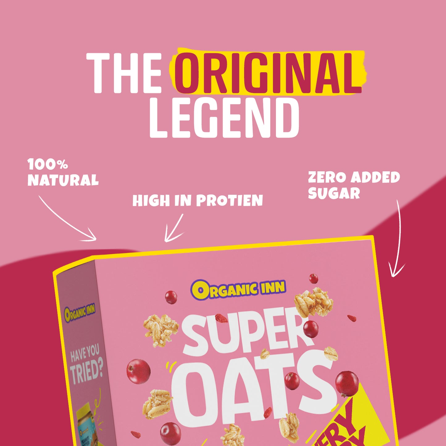 Organic Inn Super Oats Very Berry Benefits