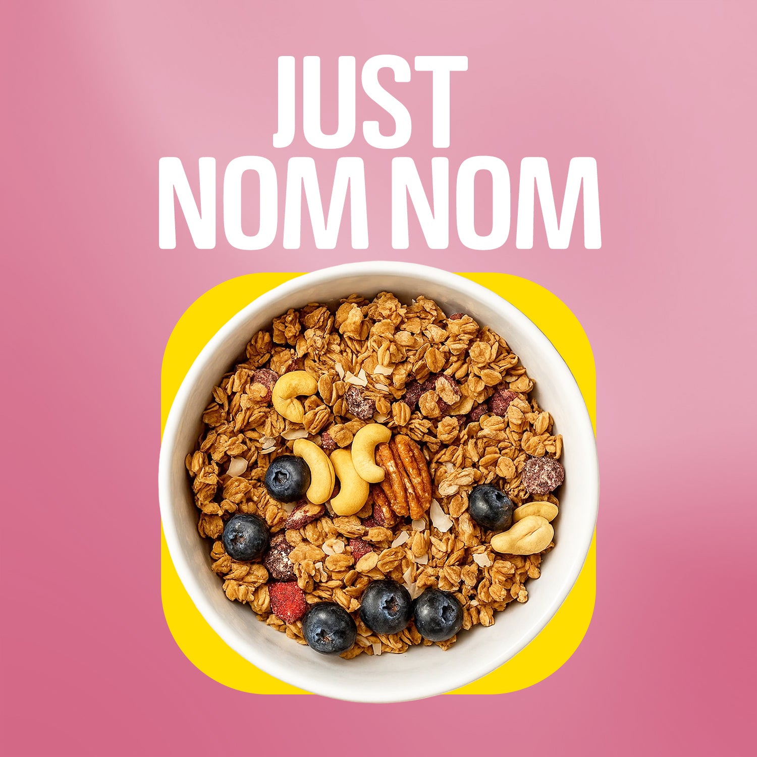 Healthy breakfast bowl with Very Berry Oats and Fresh Fruits