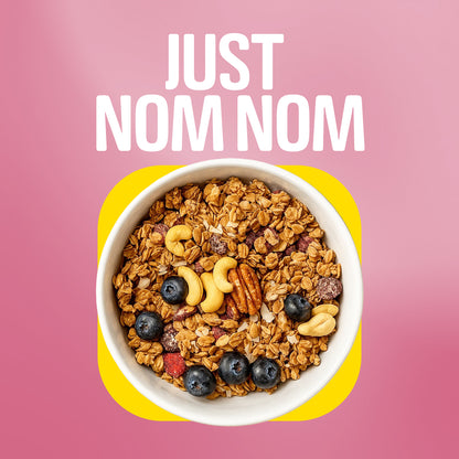 Healthy breakfast bowl with Very Berry Oats and Fresh Fruits