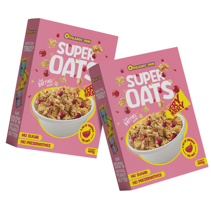 Organic Inn Very Berry Super Oats 400g - Front View